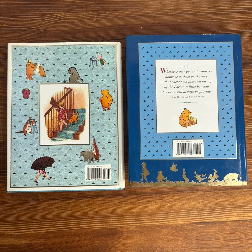 Vintage Winnie the Pooh Hardcover Book‎ Lot A.A. Milne 1996 First Edition & 1994